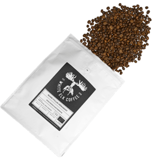 Mörkrostade ekologiska kaffebönor som ger en rund och fyllig smakprofil.